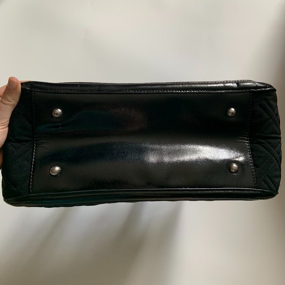 Vera Bradley- Black Satchel (medium) - Picture 6 of 8